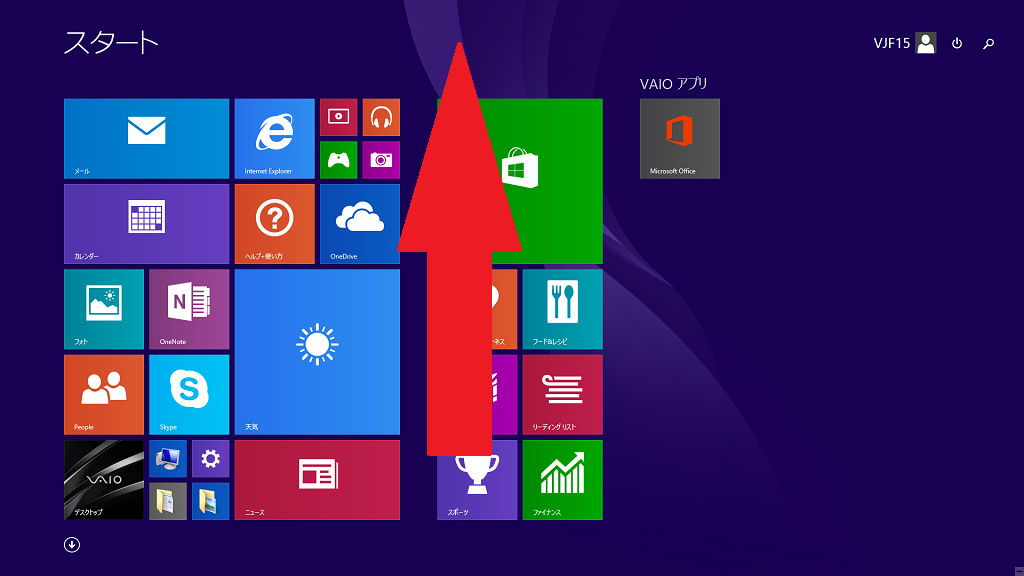 Windows 8.1の[スタート]画面